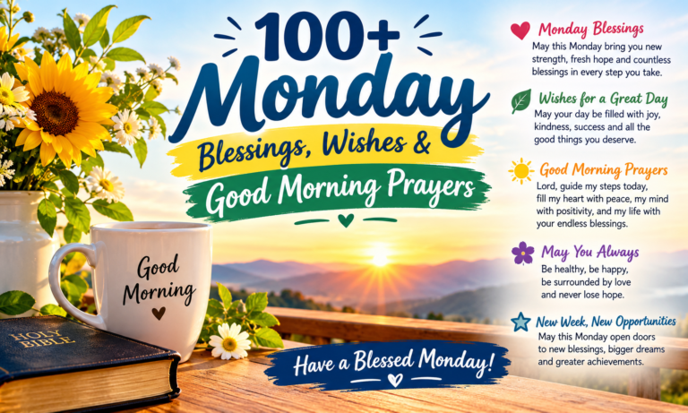 100+ Monday Blessings, Wishes & Good Morning Prayers