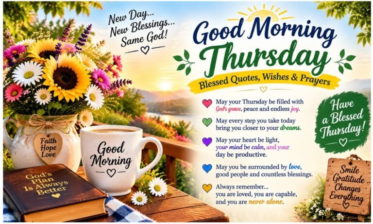 Good Morning Thursday: Blessed Quotes, Wishes & Prayers