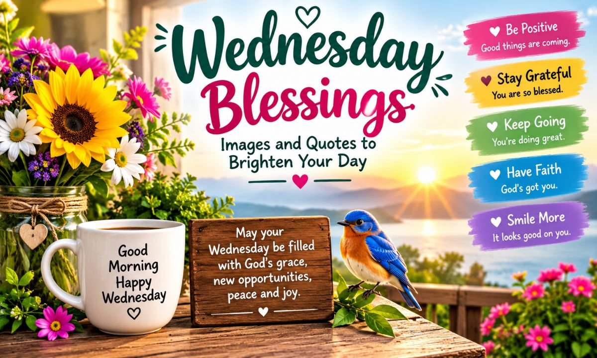 Wednesday Blessings Images and Quotes to Brighten Your Day