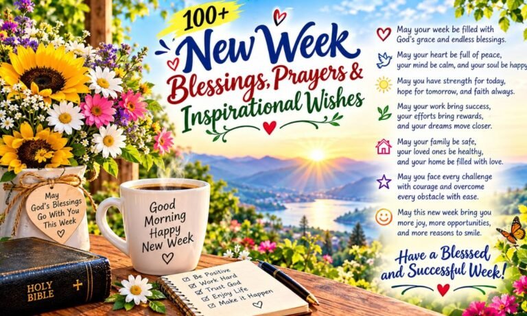 100+ New Week Blessings, Prayers & Inspirational Wishes