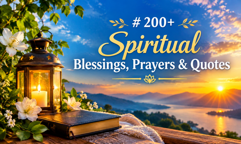 200+ Spiritual Blessings, Prayers & Quotes