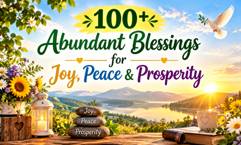 100+ Abundant Blessings for Joy, Peace & Prosperity