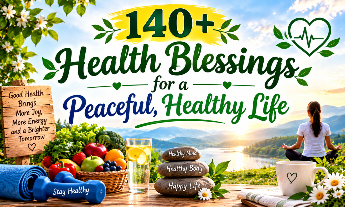 140+ Health Blessings for a Peaceful, Healthy Life