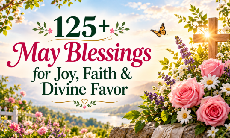 125+ May Blessings for Joy, Faith & Divine Favor